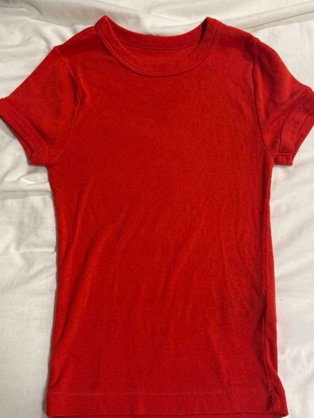 Urban Outfitters Red Short Sleeve Crew Tee